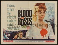 1z567 BLOOD & ROSES 1/2sh '61 Et mourir de plaisir, Roger Vadim, sexiest vampire Annette Vadim!