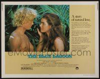 1z568 BLUE LAGOON 1/2sh '80 sexy young Brooke Shields & Christopher Atkins!