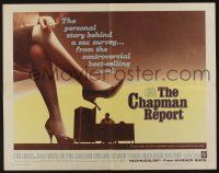 1z616 CHAPMAN REPORT 1/2sh '62 Jane Fonda, Shelley Winters, from Irving Wallace sex novel!