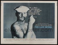 1z736 LAST DETAIL int'l 1/2sh '73 foul-mouthed sailor Jack Nicholson w/cigar!
