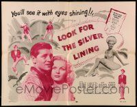 1z754 LOOK FOR THE SILVER LINING 1/2sh R56 June Haver & Ray Bolger dancing, Gordon MacRae!