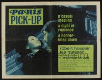 1z799 PARIS PICK-UP 1/2sh '63 Le Monte-Charge, a night of romance, a horror-filled dawn!