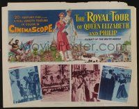 1z834 ROYAL TOUR OF QUEEN ELIZABETH & PHILIP 1/2sh '54 Flight of the White Heron, art of the Royals!