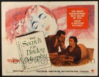 1z843 SEARCH FOR BRIDEY MURPHY style B 1/2sh '56 reincarnated Teresa Wright, from best selling book!