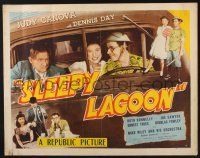 1z856 SLEEPY LAGOON style A 1/2sh '43 cool image of wacky Judy Canova, Dennis Day!