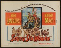 1z864 SOUTH SEA WOMAN 1/2sh '53 leatherneckin' Burt Lancaster & sexy Virginia Mayo!