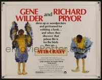 1z876 STIR CRAZY 1/2sh '80 Gene Wilder & Richard Pryor in chicken suits, directed by Poitier!