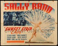 1z883 SUNSET STRIP CASE red title 1/2sh '38 sexy fan dancer Sally Rand, banned in Boston, rare!