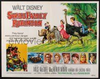 1z886 SWISS FAMILY ROBINSON 1/2sh R72 John Mills, Walt Disney family fantasy classic!