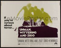 1z925 UNMAN, WITTERING & ZIGO 1/2sh '71 David Hemmings, if you're curious about murder...