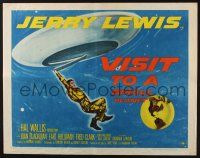 1z936 VISIT TO A SMALL PLANET style A 1/2sh '60 close-up of wacky alien Jerry Lewis!