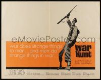 1z942 WAR HUNT 1/2sh '62 Robert Redford in his first starring role, war does strange things to men