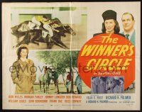 1z975 WINNER'S CIRCLE 1/2sh '48 the first person view of the life of a race horse, cool stone litho!