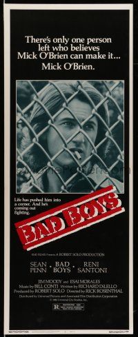 1z018 BAD BOYS insert '83 life has pushed Sean Penn into a corner & he's coming out fighting!
