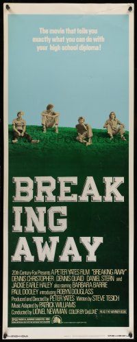 1z036 BREAKING AWAY insert '79 Dennis Christopher, Dennis Quaid, Peter Yates cycling classic!