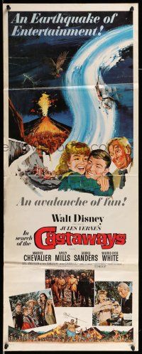 1z198 IN SEARCH OF THE CASTAWAYS insert '62 Jules Verne, Hayley Mills in an avalanche of fun!