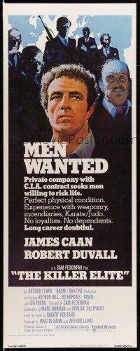 1z220 KILLER ELITE insert '75 art of James Caan & Robert Duvall, directed by Sam Peckinpah!
