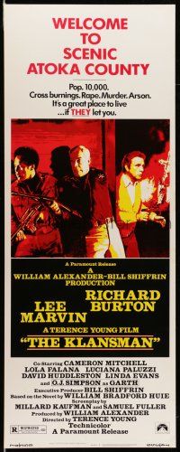 1z223 KLANSMAN insert '74 Lee Marvin, Richard Burton, it's a great place to live, if they let you!