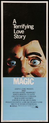1z261 MAGIC insert '78 Richard Attenborough, ventriloquist Anthony Hopkins, creepy dummy image!