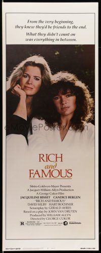 1z365 RICH & FAMOUS insert '81 great portrait image of Jacqueline Bisset & Candice Bergen!