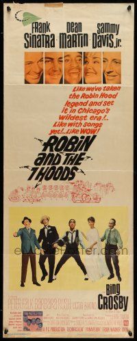 1z372 ROBIN & THE 7 HOODS insert '64 Frank Sinatra, Dean Martin, Sammy Davis Jr, Bing Crosby!
