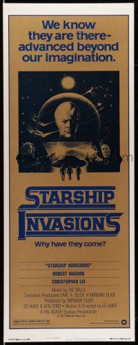 1z425 STARSHIP INVASIONS insert '77 wacky aliens who are advanced beyond our imagination!