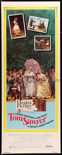 1z465 TOM SAWYER insert '73 Johnny Whitaker & young Jodie Foster in Mark Twain's classic story!
