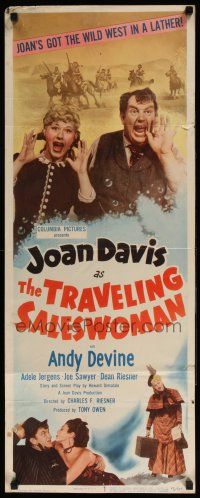 1z472 TRAVELING SALESWOMAN insert '49 Joan Davis, Andy Devine & Adele Jergens!