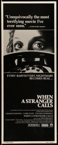 1z508 WHEN A STRANGER CALLS insert '79 every babysitter's nightmare becomes real!