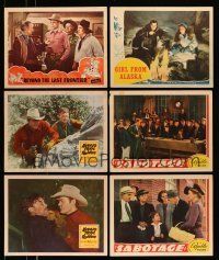 2a007 LOT OF 33 1940S REPUBLIC LOBBY CARDS '40s scenes from a variety of different movies!