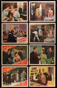 2a012 LOT OF 61 1940S LOBBY CARDS '40s great scenes from a variety of different movies!