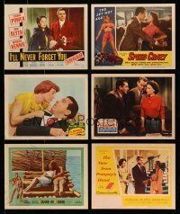 2a017 LOT OF 61 1950S LOBBY CARDS '50s great scenes from a variety of different movies!