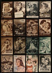 2a041 LOT OF 27 COSTUME EPICS GERMAN PROGRAMS '40s-50s great images from a variety of movies!