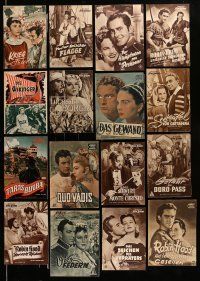 2a042 LOT OF 22 COSTUME EPICS GERMAN PROGRAMS '40s-50s great images from a variety of movies!