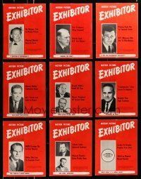 2a061 LOT OF 17 1967 EXHIBITOR EXHIBITOR MAGAZINES '67 filled with movie images & information!