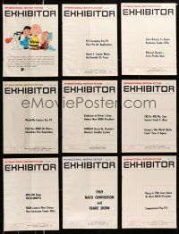 2a062 LOT OF 16 1969 EXHIBITOR EXHIBITOR MAGAZINES '69 filled with movie images & information!
