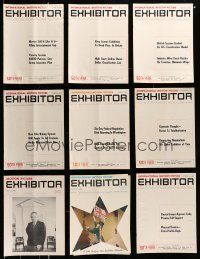 2a064 LOT OF 15 1968 EXHIBITOR EXHIBITOR MAGAZINES '68 filled with movie images & information!