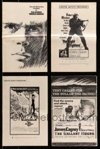 2a076 LOT OF 6 MOSTLY FOLDED UNCUT PRESSBOOKS '60s-70s advertising from a variety of movies!