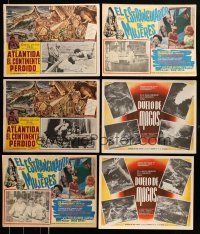 2a121 LOT OF 26 HORROR/SCI-FI MEXICAN LOBBY CARDS '50s-70s includes cool special effects images!