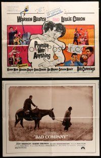 2a163 LOT OF 16 FORMERLY FOLDED HALF-SHEETS '50s-70s great images from a variety of movies!