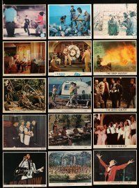 2a230 LOT OF 120 COLOR 8X10 STILLS '50s-80s great scenes from a variety of different movies!