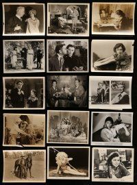 2a259 LOT OF 54 MOSTLY 1930S-50S 8X10 STILLS '30s-50s scenes from a variety of different movies!