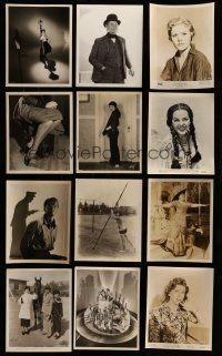 2a265 LOT OF 44 MOSTLY 1930S-50S 8X10 STILLS '30s-50s scenes & portraits from a variety of movies!