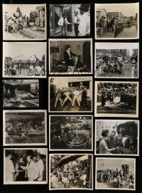 2a285 LOT OF 27 MOSTLY 1920S-40S CANDID 8X10 STILLS '20s-40s great images of cast & crew on set!