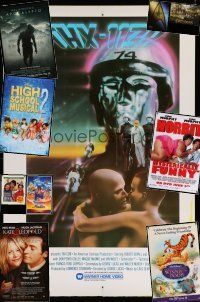 2a327 LOT OF 10 UNFOLDED VIDEO AND SPECIAL POSTERS '80s-00s many great movie images!