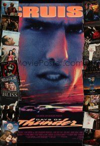 2a361 LOT OF 30 UNFOLDED DOUBLE-SIDED AND SINGLE-SIDED 27X40 ONE-SHEETS '90s-00s variety of images!