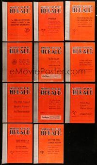 2a071 LOT OF 11 1952 MOTION PICTURE HERALD EXHIBITOR MAGAZINES '52 filled w/ movie images & info!