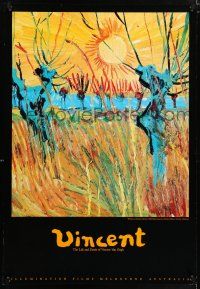 2b056 VINCENT 1sh '87 Van Gogh painting, Willows at Sunset!