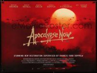 2b589 APOCALYPSE NOW DS British quad R11 Francis Ford Coppola, classic, choppers over river!