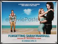 2b608 FORGETTING SARAH MARSHALL advance DS British quad '08 Kristen Bell, Mila Kunis, Jason Segel!